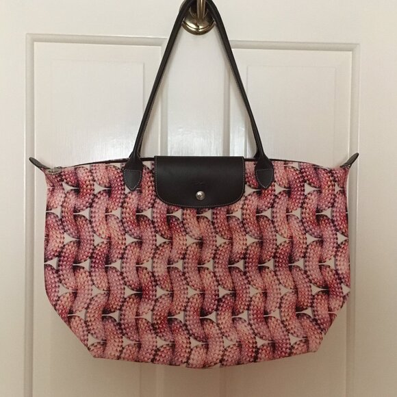 Longchamp Le Pliage - Large Canvas Tote - Limited Edition - Surf and The City - Picture 1 of 14